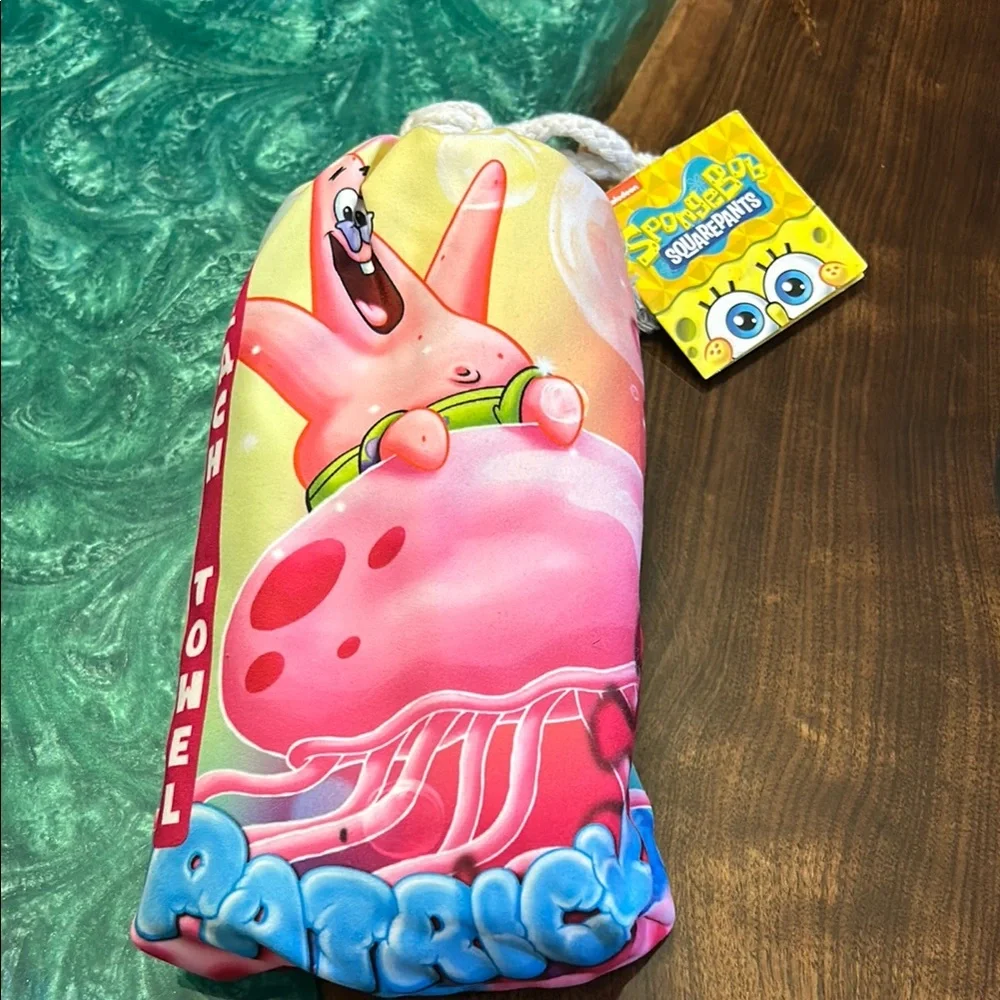 Beachtech Patrick Star Beach Towel|Eco-Friendly, Sustainable|BeachTech, NWT